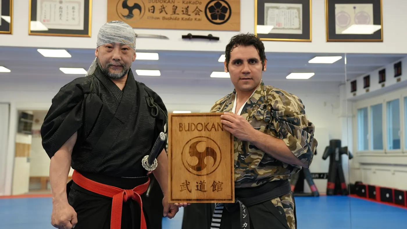 Ehrung durch Budo-Meister in Japan
